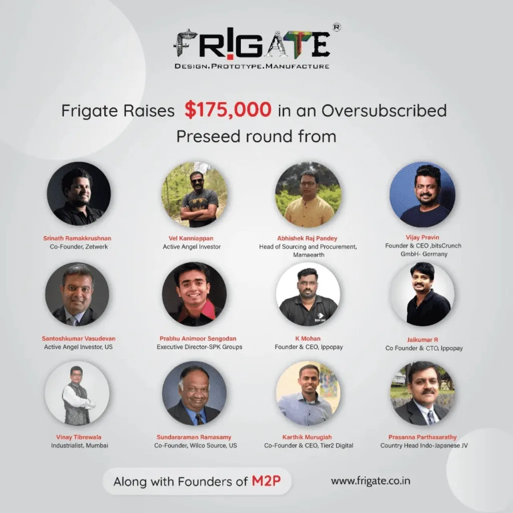Investor Success 5 Frigate Raised Our Pre-Seed Round $ 185K