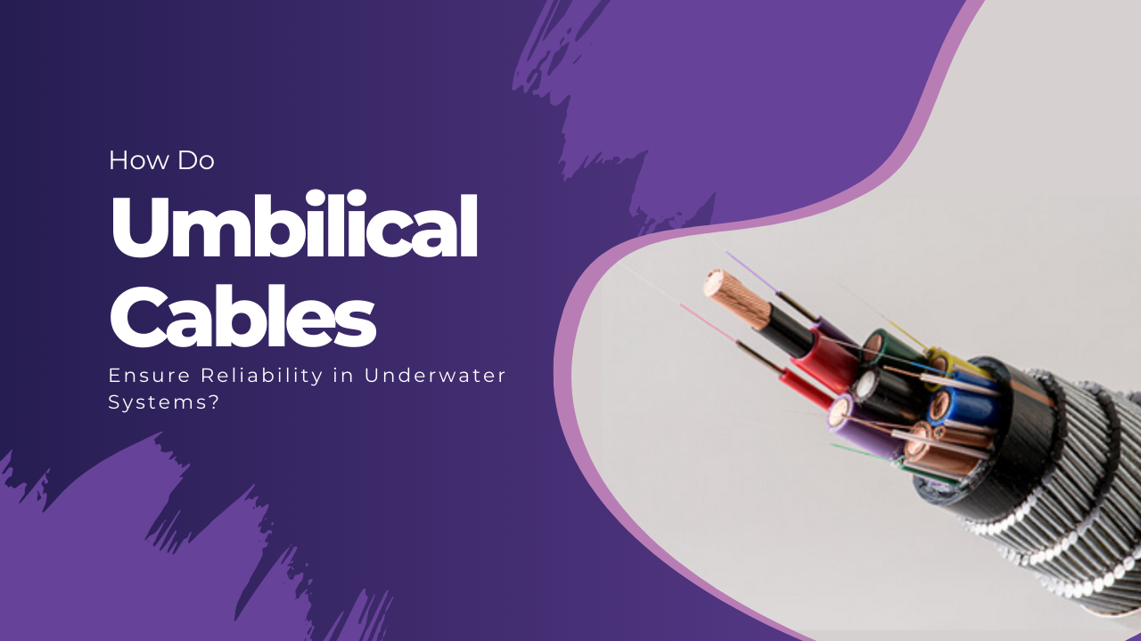 How do umbilical cables ensure reliability in underwater systems