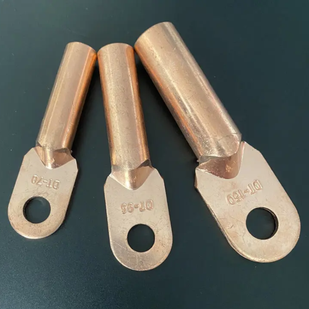 long-barrel copper lugs