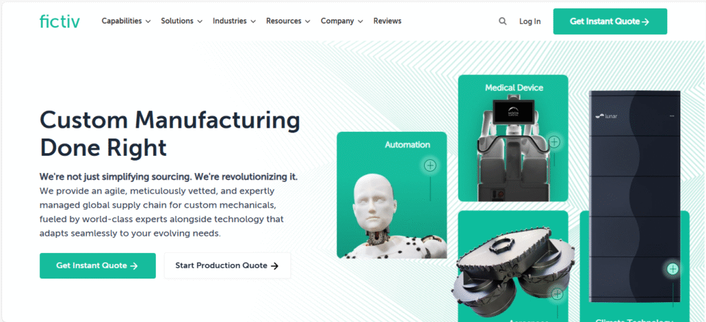Best Fictiv Alternatives Compared for Global Manufacturing needs 1 Fictiv
