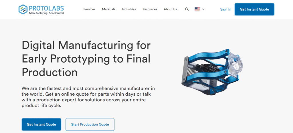 Best Fictiv Alternatives Compared for Global Manufacturing needs 4 Protolabs