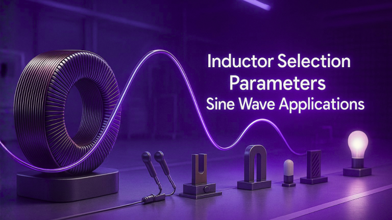 Inductor Selection Parameters for Engineers Designing Sine Wave Applications