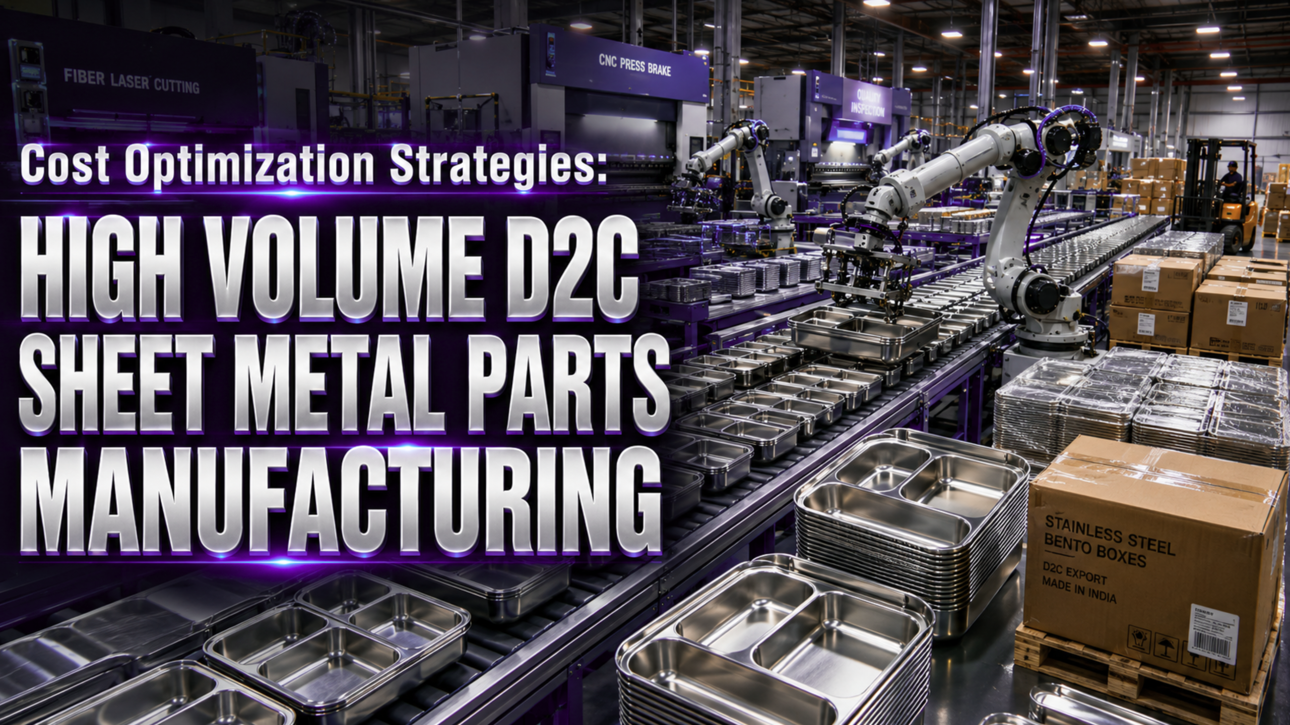 Cost Optimization Strategies in High Volume D2C Sheet Metal Parts Manufacturing
