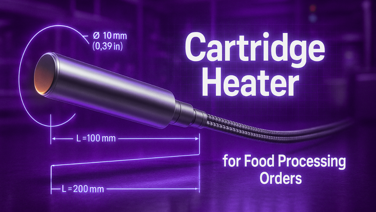 Understanding Critical Dimensions for Cartridge Heater for Food Processing Orders