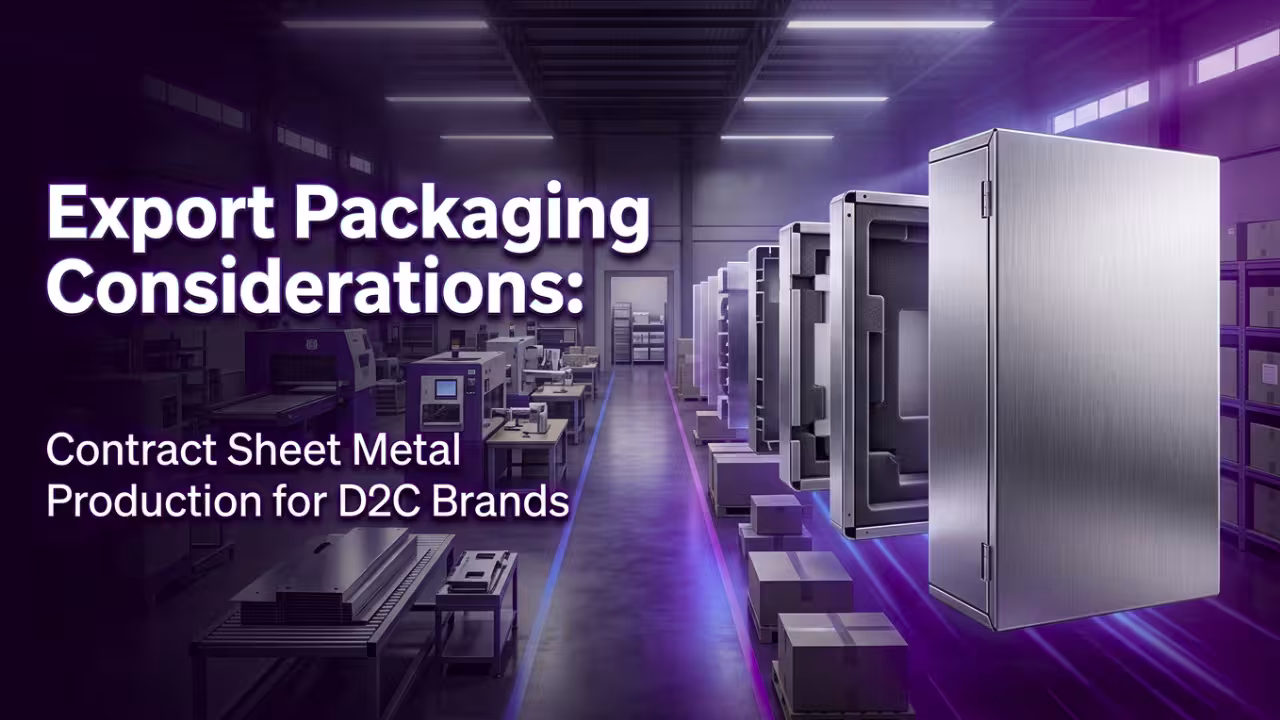 Export Packaging Considerations in Contract Sheet Metal Production for D2C Brands