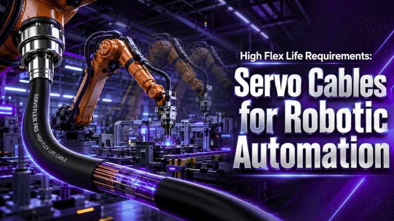High Flex Life Requirements in Servo Cable for Robotic Automation