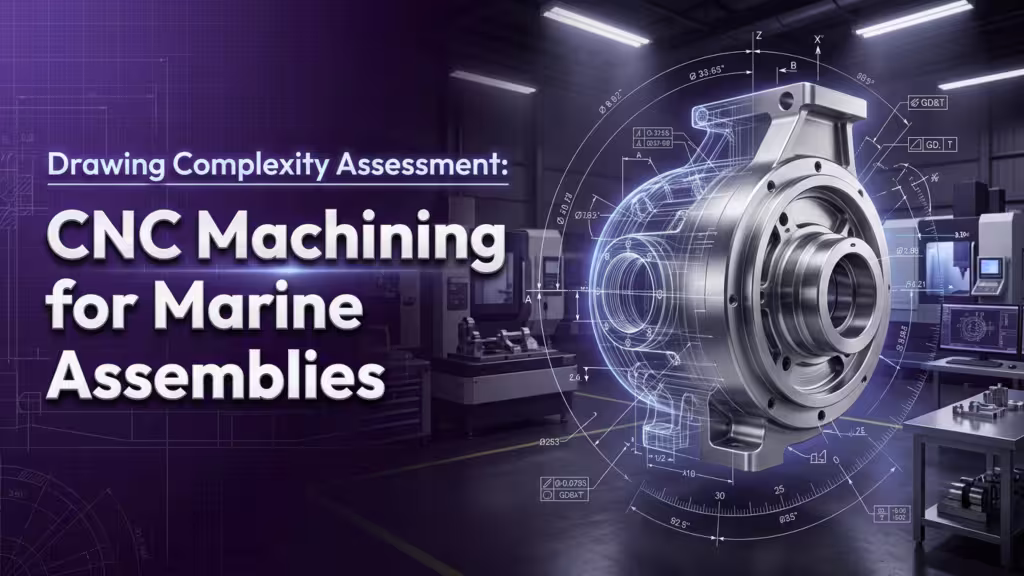 Drawing Complexity Assessment in CNC Machining for Marine Assemblies