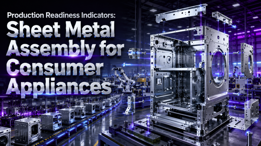 Production Readiness Indicators in Sheet Metal Assembly for Consumer Appliances