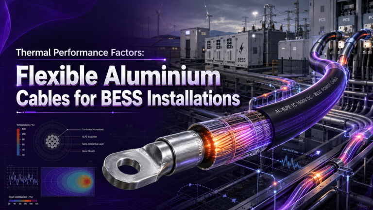 Thermal Performance Factors in Flexible Aluminium Cables for BESS Installations