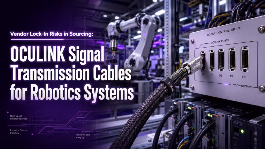 Vendor Lock-In Risks When Sourcing OCULINK Signal Transmission Cables for Robotics Systems