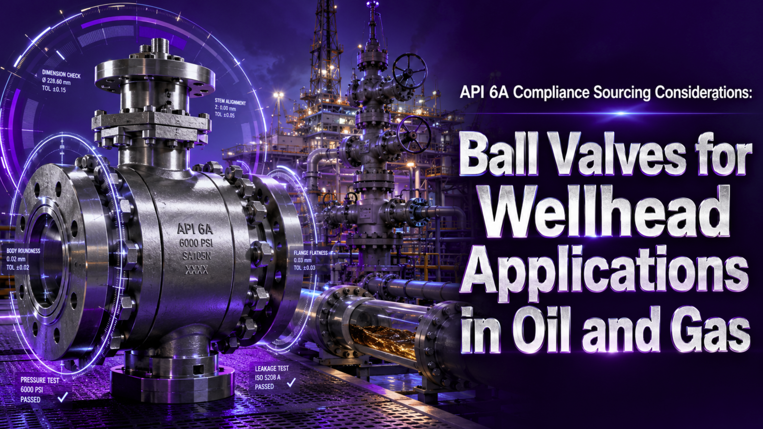 API 6A Compliance Considerations When Sourcing Ball Valves for Wellhead Applications in Oil and Gas