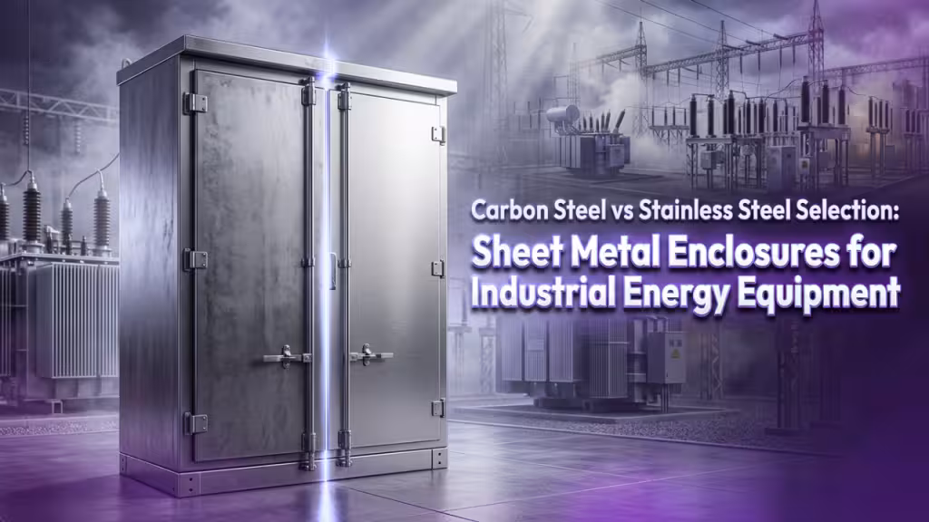 Carbon Steel vs Stainless Steel Selection in Sheet Metal Enclosures for Industrial Energy Equipment