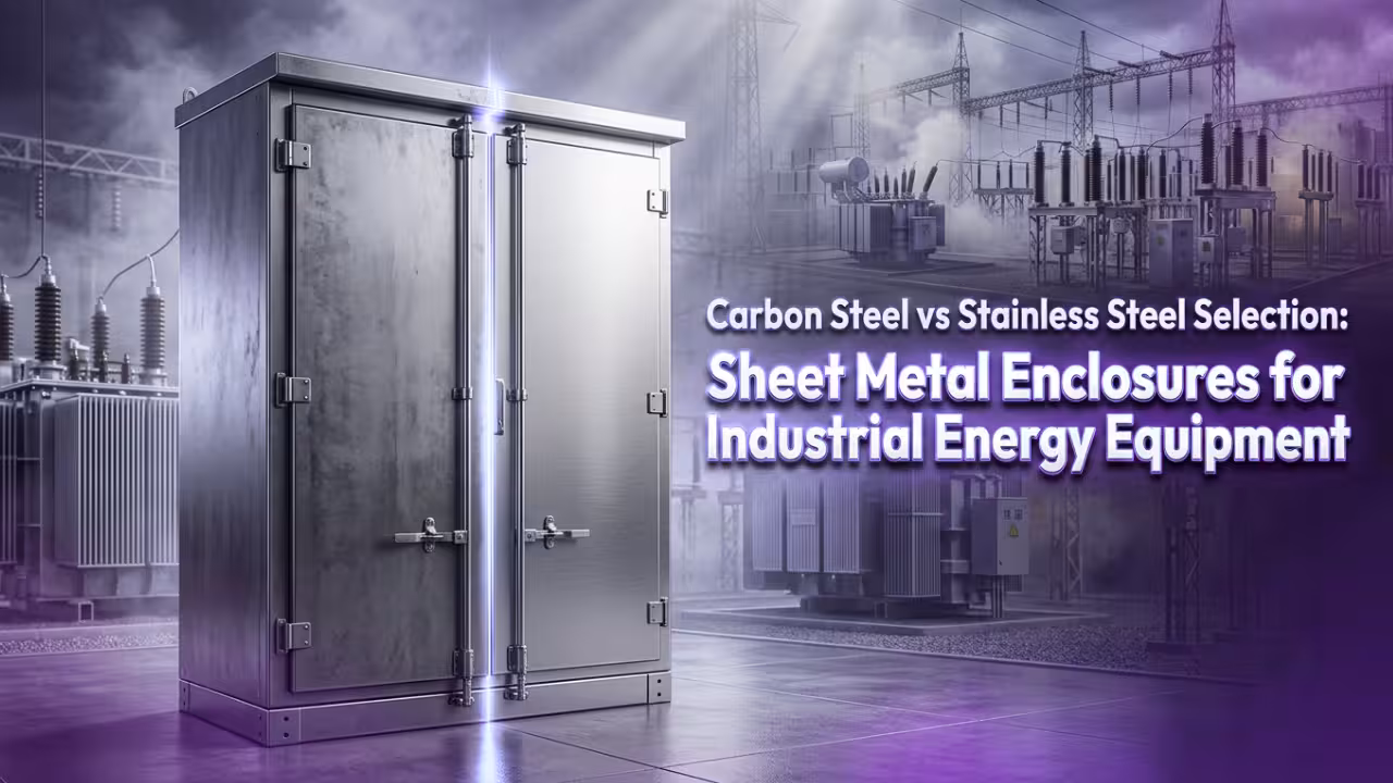 Carbon Steel vs Stainless Steel Selection in Sheet Metal Enclosures for Industrial Energy Equipment