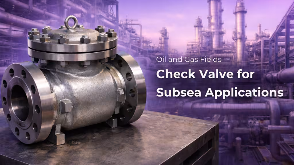Check Valve Qualification for Subsea Manifold Applications in Deepwater Oil and Gas Fields