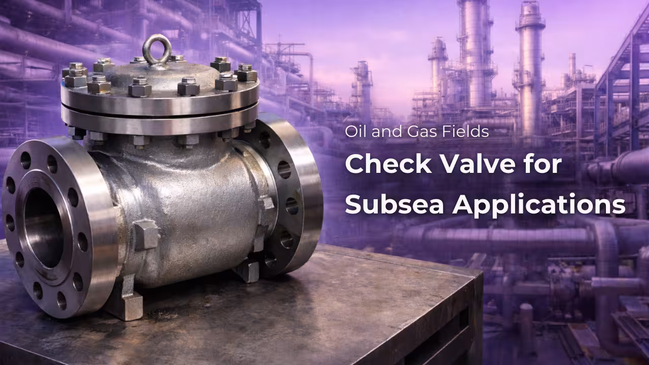 Check Valve Qualification for Subsea Manifold Applications in Deepwater Oil and Gas Fields