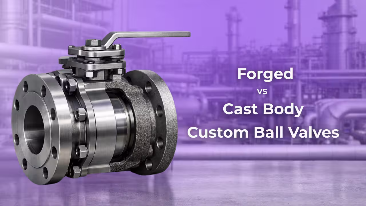 Forged vs Cast Body Selection in Custom Ball Valves for High Pressure Oil and Gas Applications