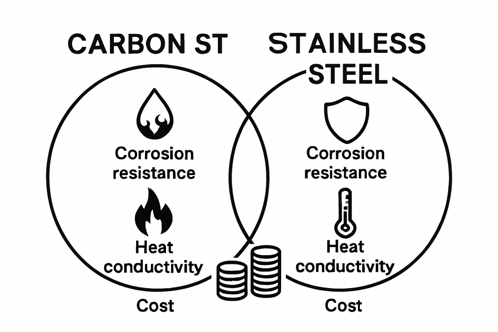 Carbon Steel vs Stainless Steel Selection in Sheet Metal Enclosures for Industrial Energy Equipment 1 Carbon Steel vs Stainless Steel Selection in Sheet Metal Enclosures
