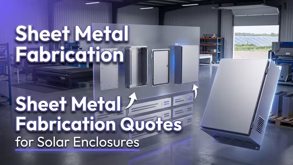 How to Compare Sheet Metal Fabrication Quotes Fairly Across Suppliers for Solar Enclosures