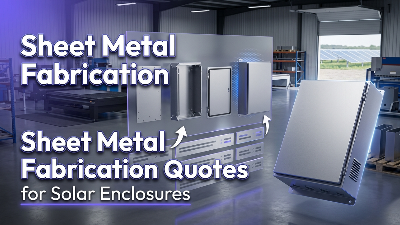 How to Compare Sheet Metal Fabrication Quotes Fairly Across Suppliers for Solar Enclosures