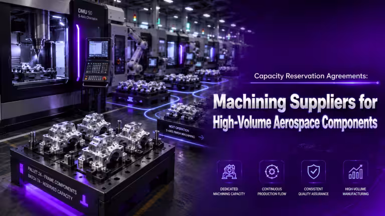 Capacity Reservation Agreements with Machining Suppliers for High-Volume Aerospace Frame Components