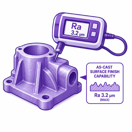 Coimbatore High-Pressure Die Casting Centre 30 As-cast surface finish capability
