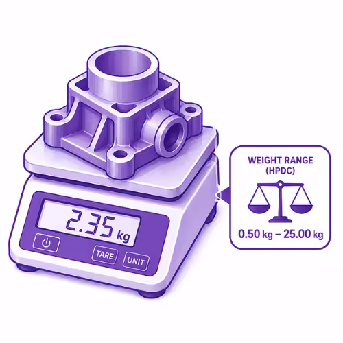 Coimbatore High-Pressure Die Casting Centre 15 Component weight range (HPDC)