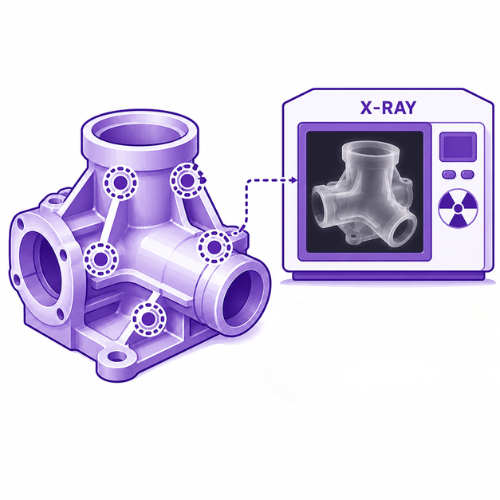 Coimbatore High-Pressure Die Casting Centre 32 In pressure-critical zones (X-Ray verified)