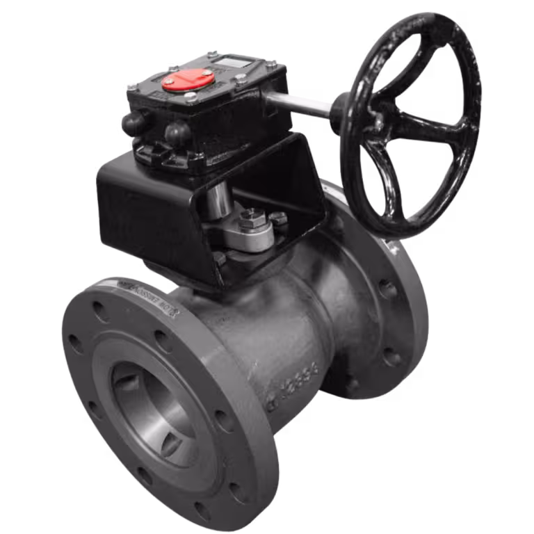 Gear-operated valve1