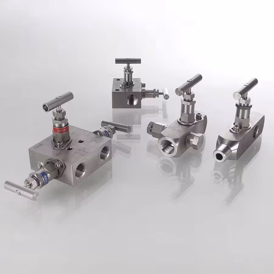 High-pressure valve blocks