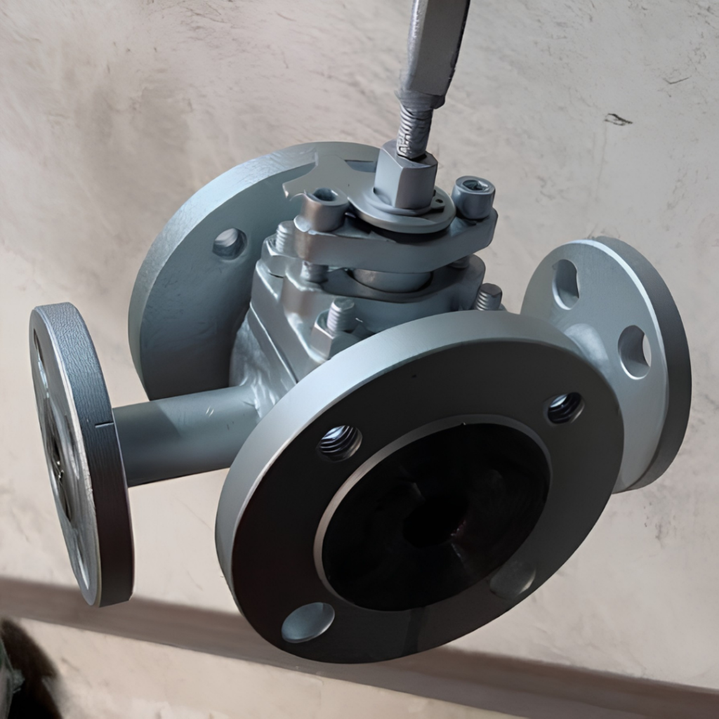 Metal-seated plug valves
