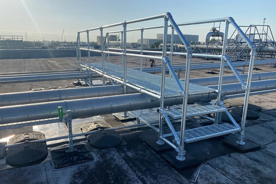 Safety platforms guardrails stairs and access components