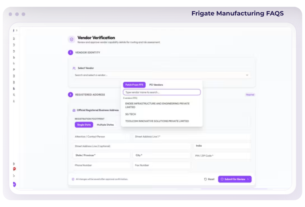 Manufacturing Platform