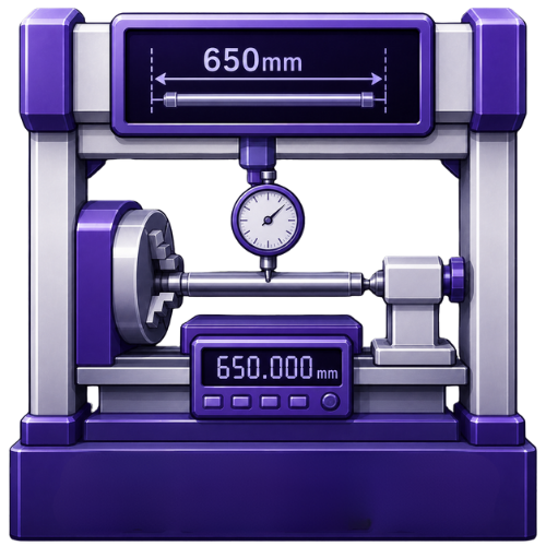 Precision Turning Milling Facility in Coimbatore 30 Length tolerance (650mm)